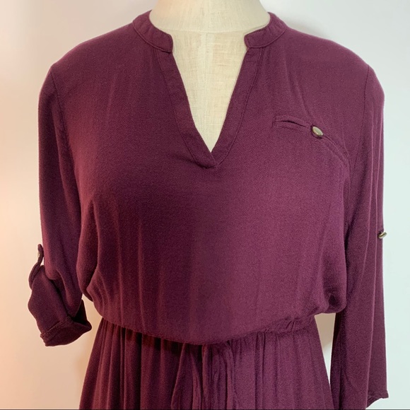 BeBop Dress with Roll Tab Sleeves - Picture 3 of 10